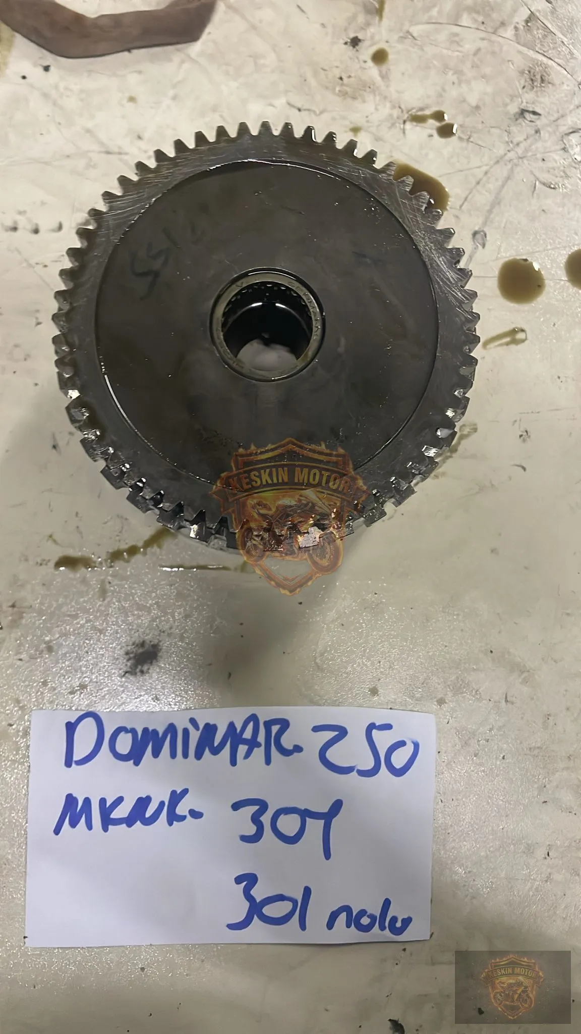 BAJAJ DOMINAR 250 MANYOTOR ROTOR MIKNATIS KOMPLE  - Keskin Motor Orijinal Çıkma Parça