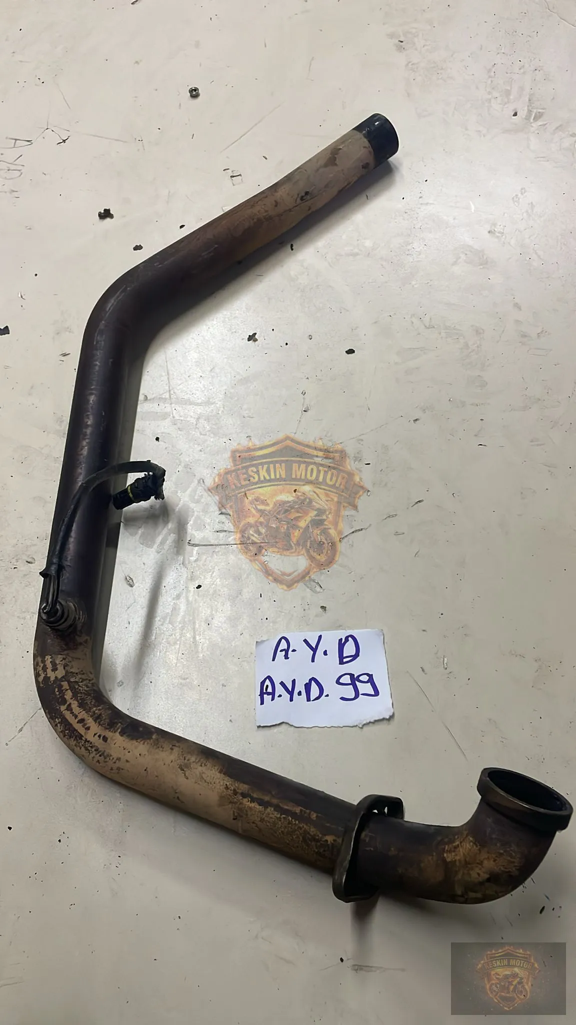 BMW F650 GS HEADER KOMPLE - Keskin Motor Orijinal Çıkma Parça