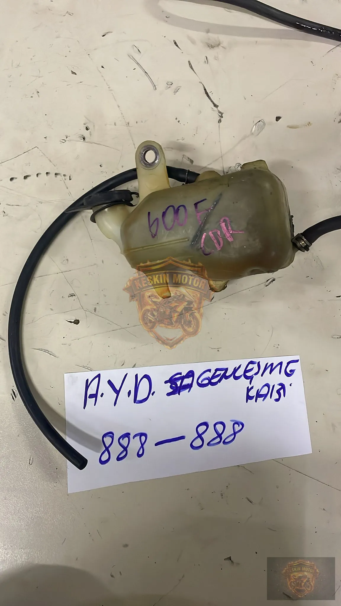 HONDA CBR 600F GENLEŞME KABI - SAKLAMA KABI - Keskin Motor Orijinal Çıkma Parça