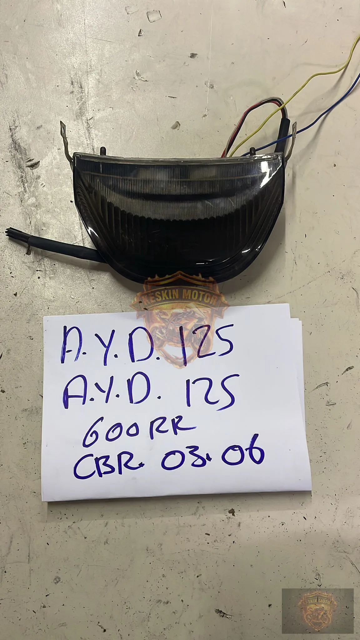 HONDA CBR 600RR SİNYALLİ ARKA STOP - Keskin Motor Orijinal Çıkma Parça