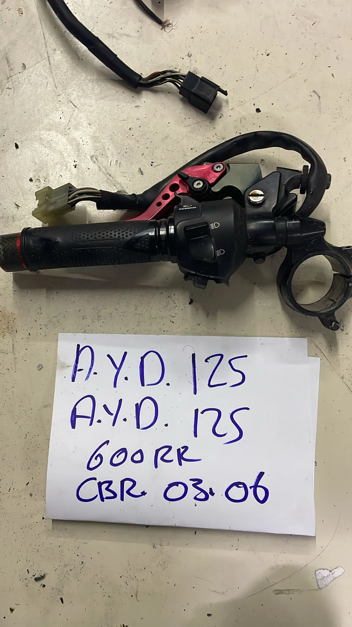 HONDA CBR 600RR SOL GİDON KOPLE DOLU - Keskin Motor Orijinal Çıkma Parça