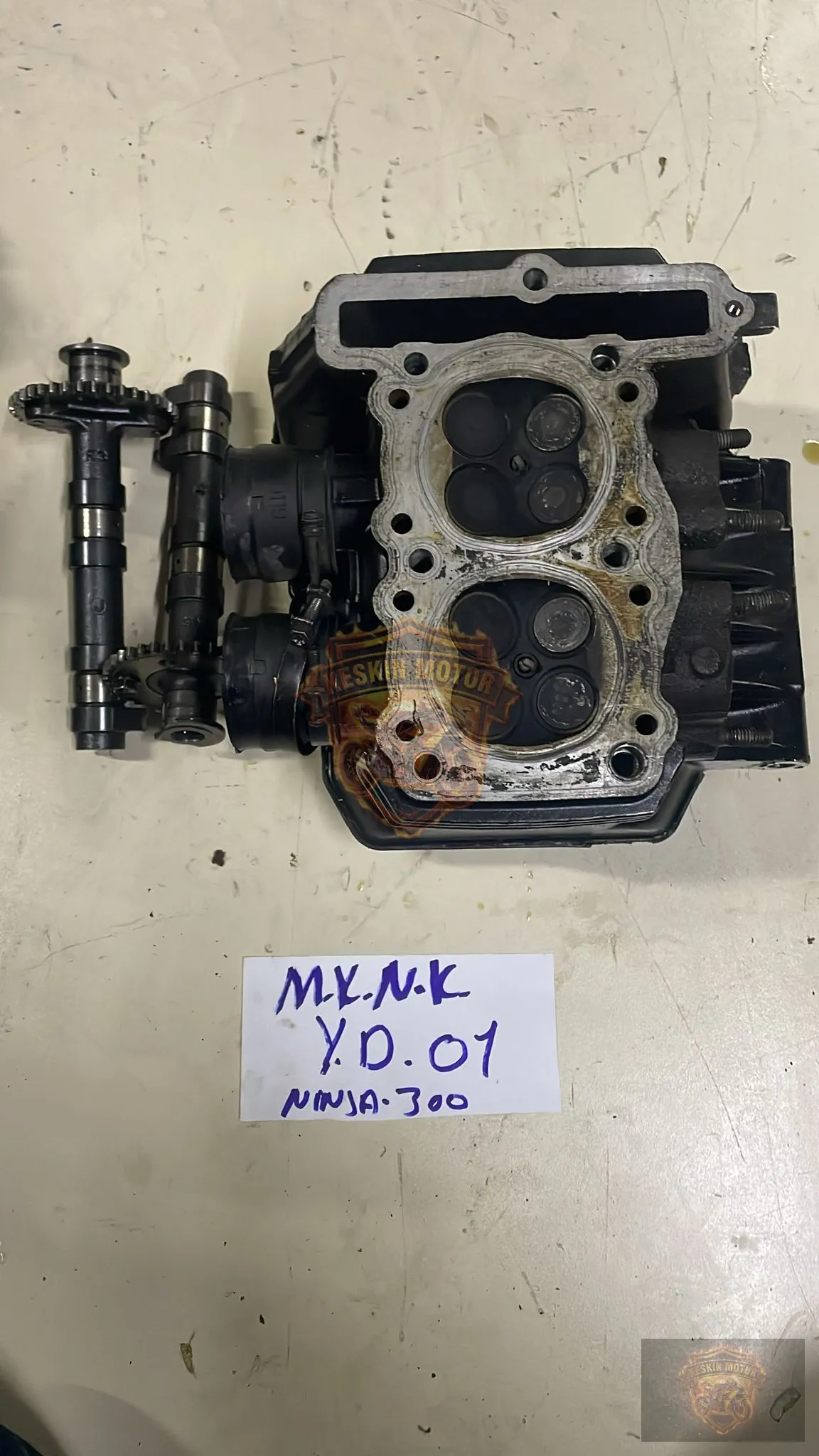 KAWASAKİ NİNJA 300 KOMPLE DOLU SİLİNDİR KAPAĞI - Keskin Motor Orijinal Çıkma Parça