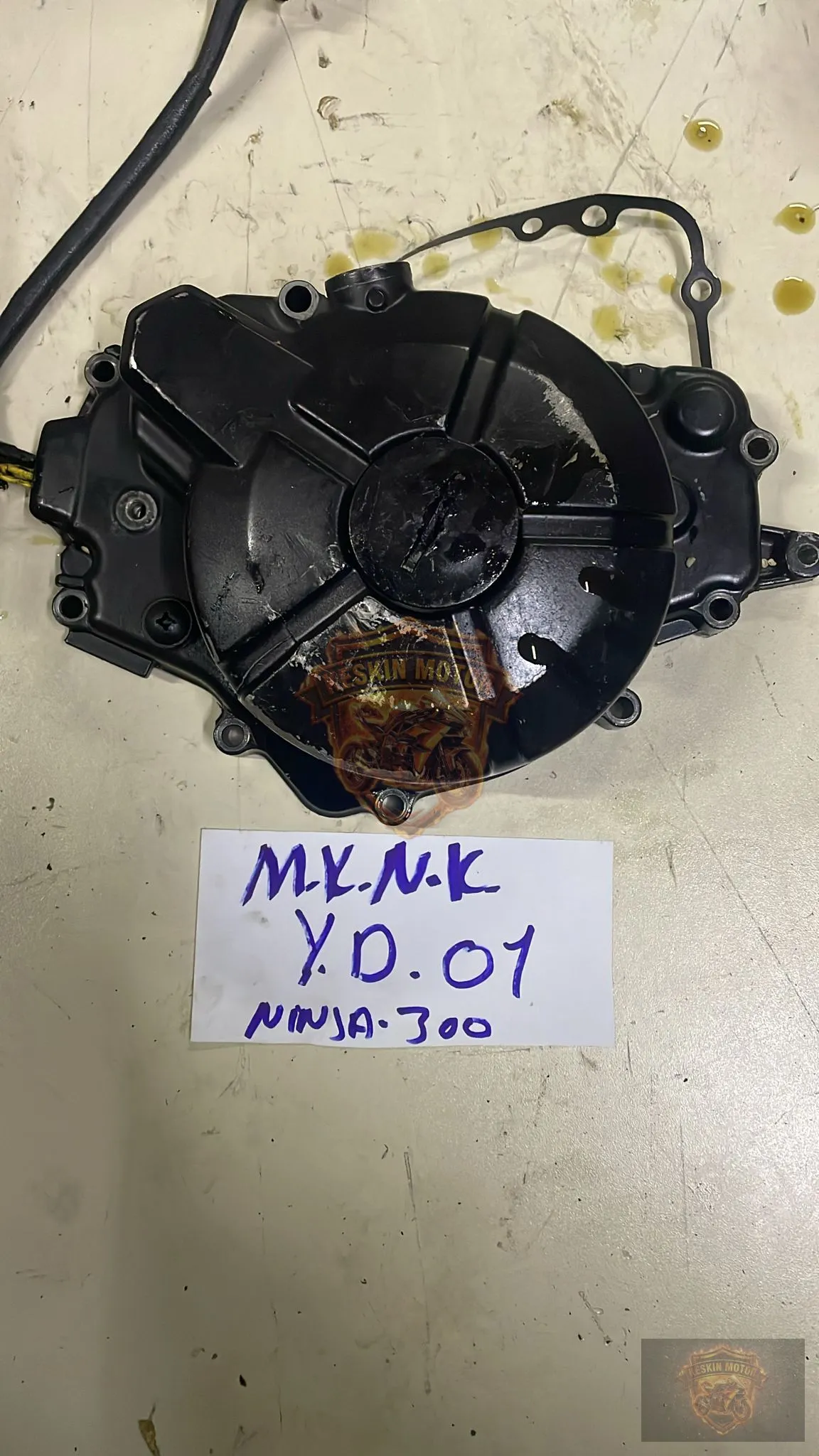 KAWASAKİ NİNJA 300 STATÖR KAPAK -SARGI KAPAK - Keskin Motor Orijinal Çıkma Parça