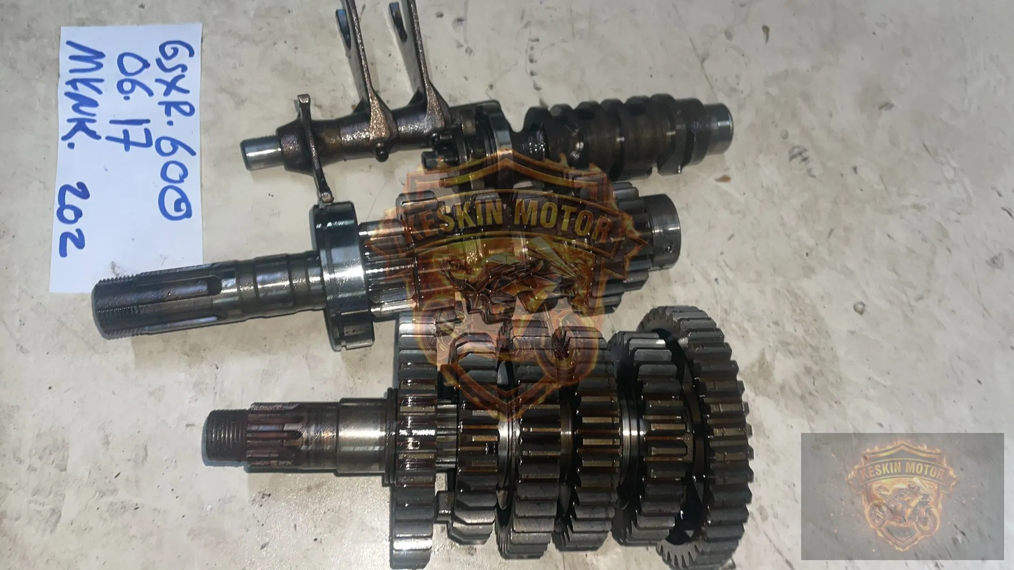 SUZUKI GSXR 600 2006-2017 UYUMLU ŞANZIMAN KOMPLE - Keskin Motor Orijinal Çıkma Parça