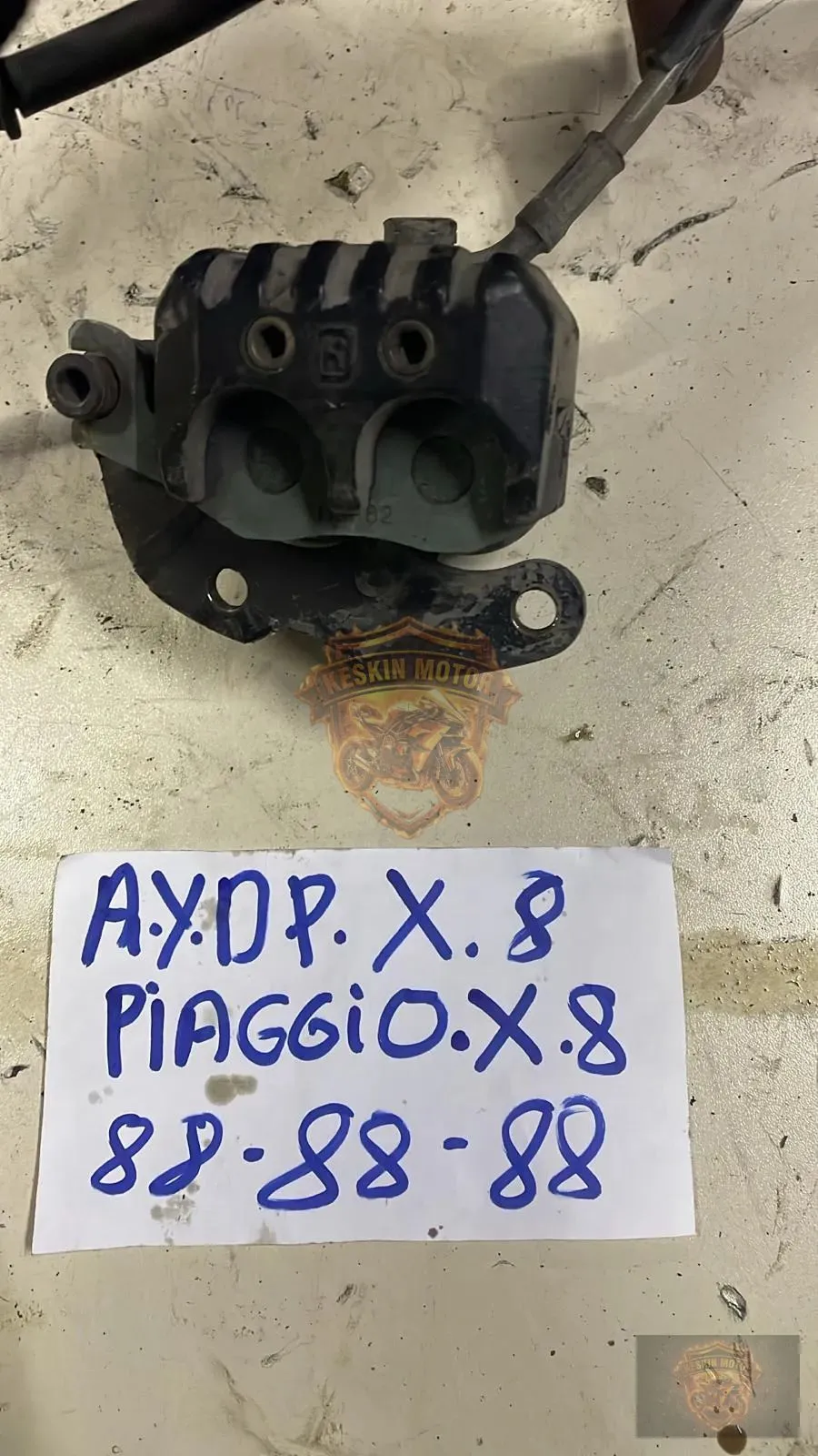 PİAGGİO X8 EVO ARKA FREN KALİPERİ - Keskin Motor Orijinal Çıkma Parça
