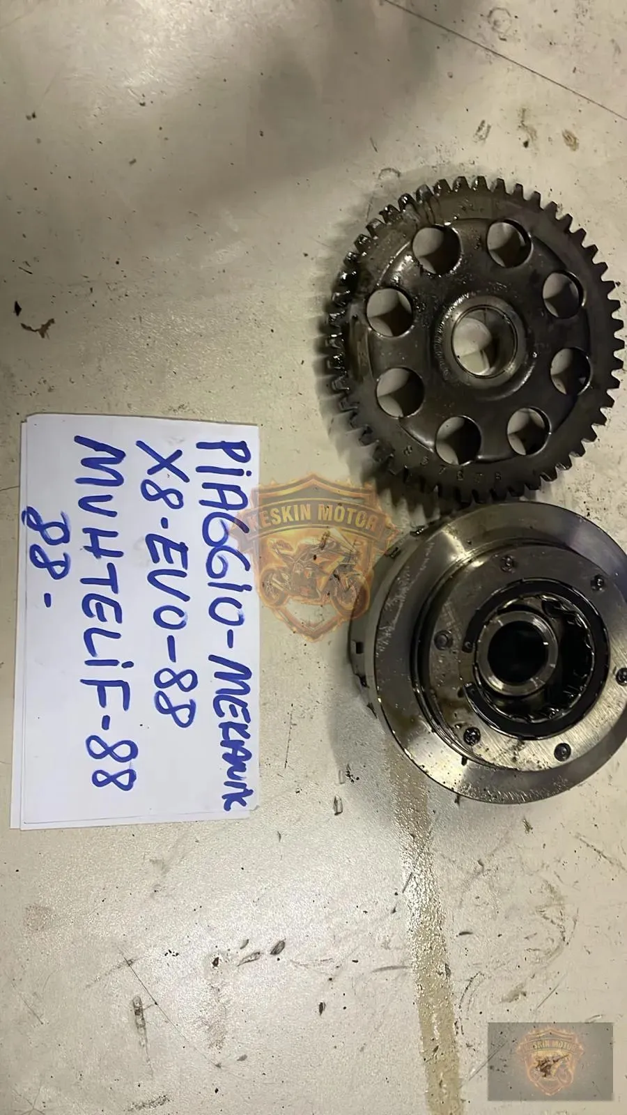 PİAGGİO X8 EVO MARŞ RUBLESİ - Keskin Motor Orijinal Çıkma Parça