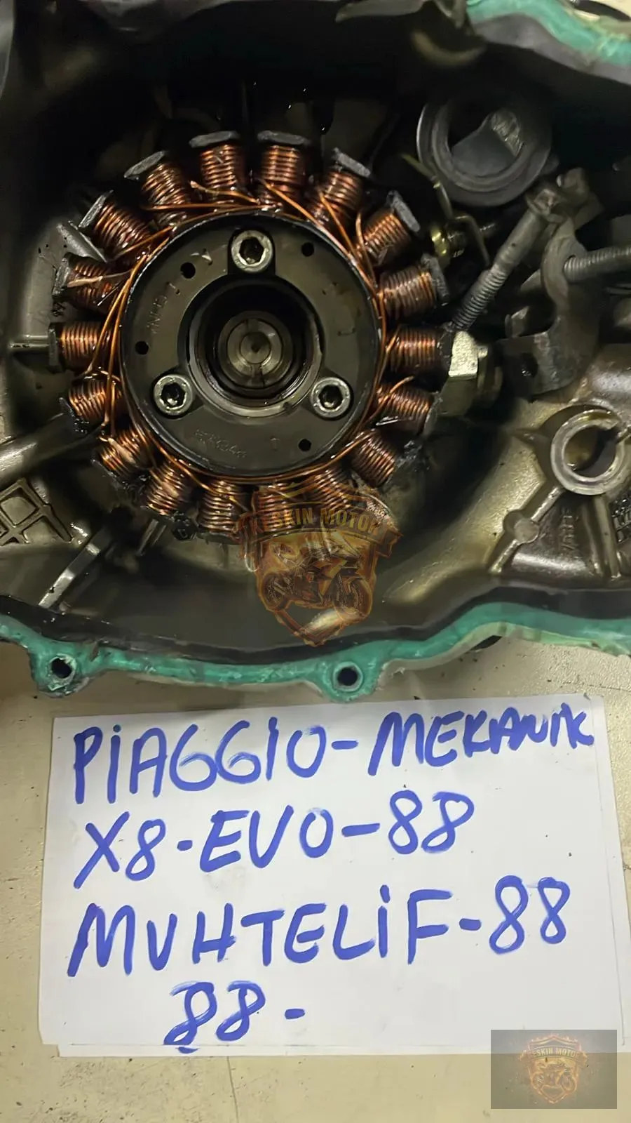 PİAGGİO X8 EVO STATÖR SARGI - Keskin Motor Orijinal Çıkma Parça