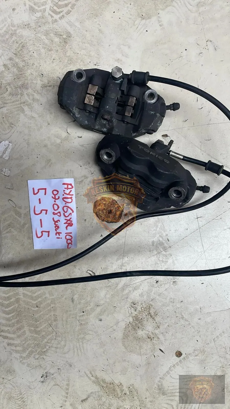 SUZUKİ GSXR 1000 K7-K8 ÖN FREN KALİPER SAĞ - SOL TAKIM - Keskin Motor Orijinal Çıkma Parça