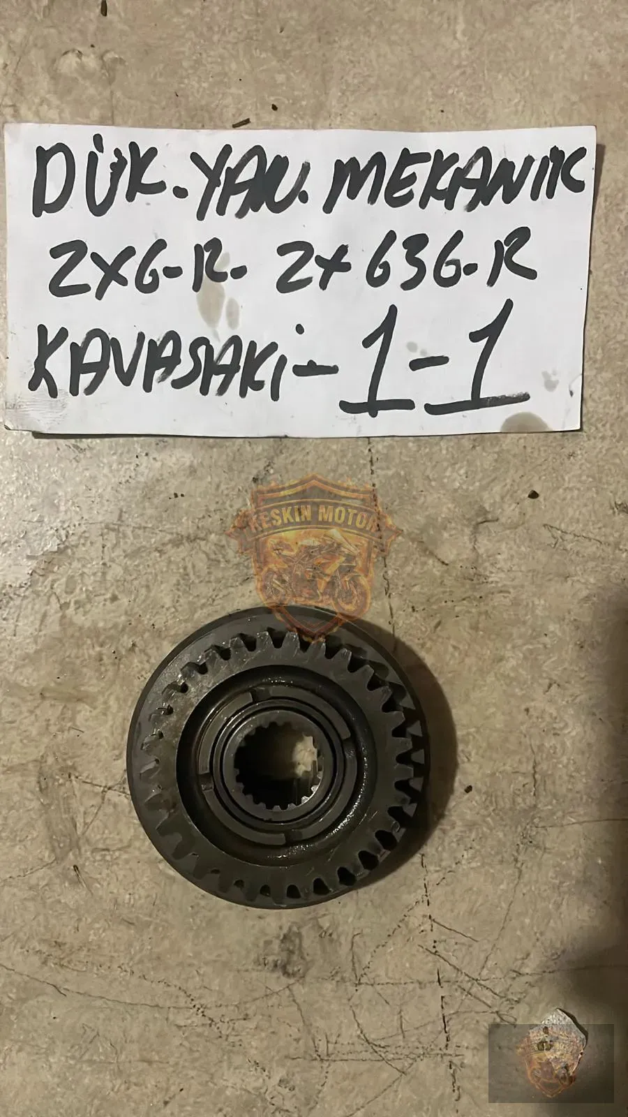 KAWASAKİ ZX-6R / ZX636 R MARŞ RUBLESİ - MARŞ KAVRAMA - BENDİS KAVRAMA - Keskin Motor Orijinal Çıkma Parça