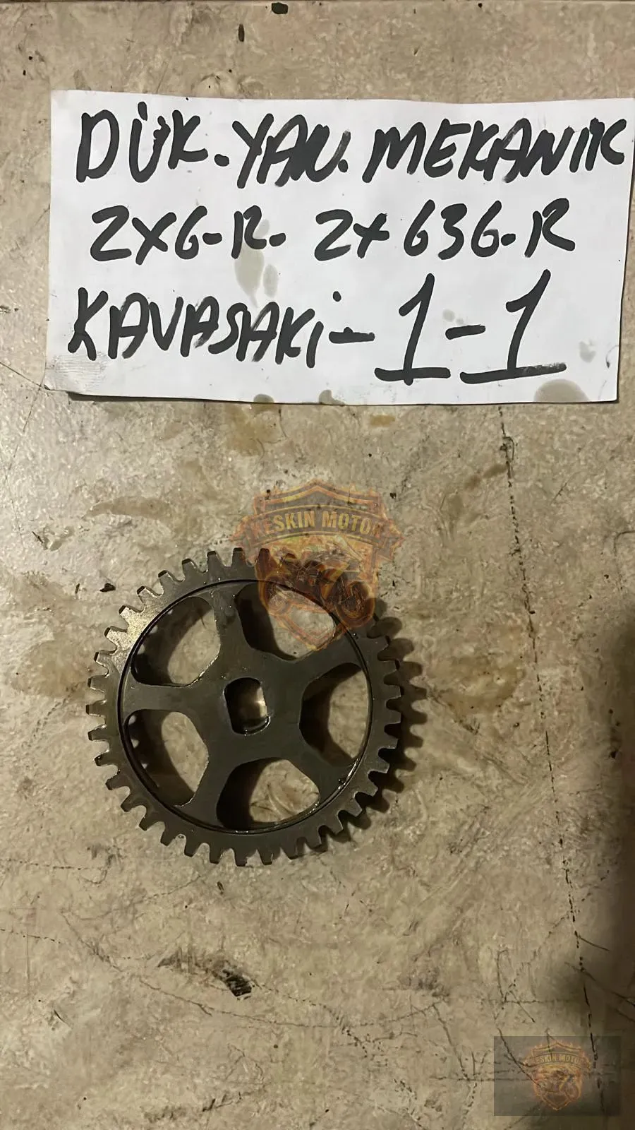 KAWASAKİ ZX-6R / ZX636 YAĞ POMPA DİŞLİSİ - Keskin Motor Orijinal Çıkma Parça