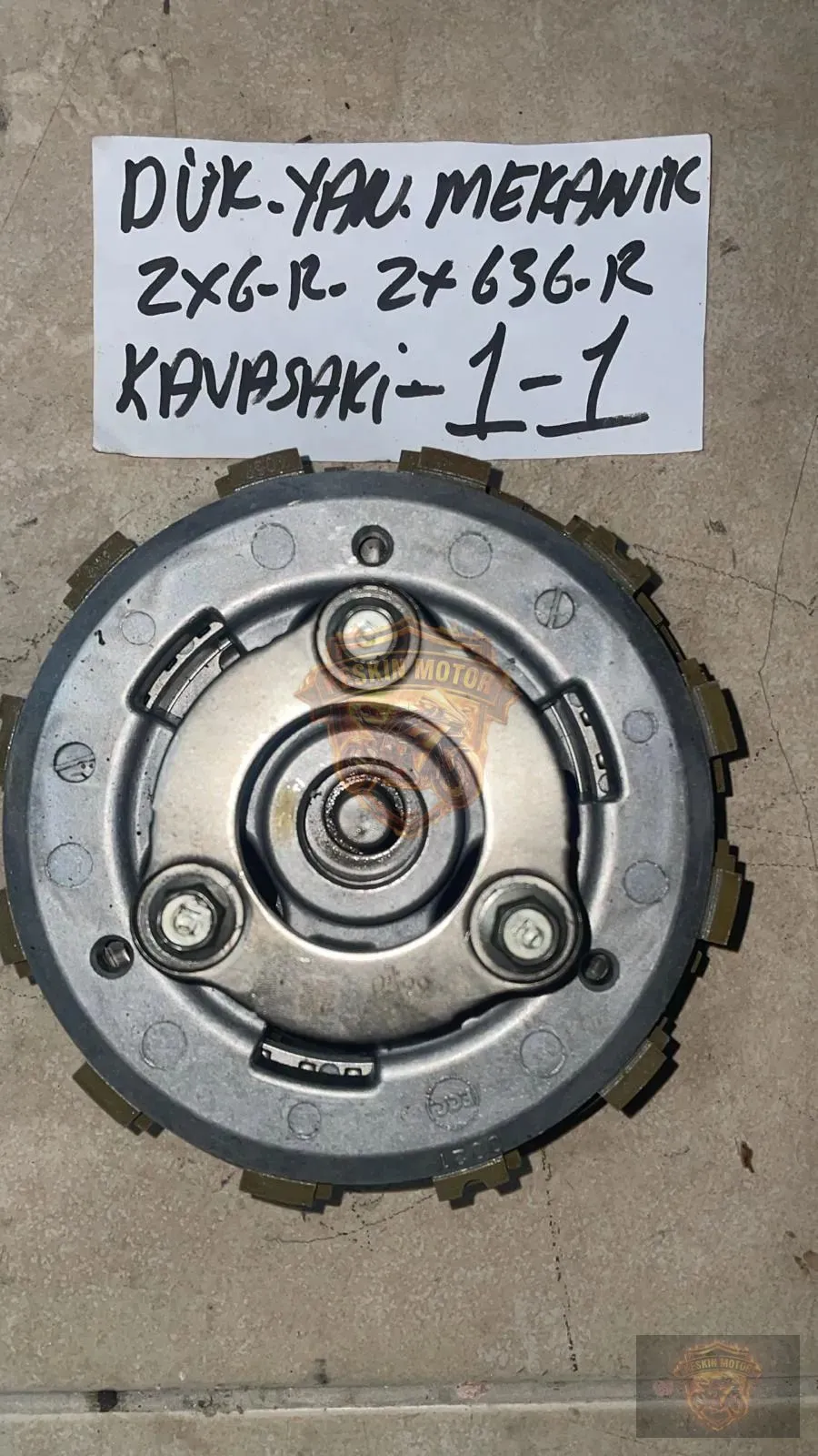 KAWASAKİ ZX-6R / ZX636R KAYDIRMALI DEBRİYAJ KOMPLE - Keskin Motor Orijinal Çıkma Parça